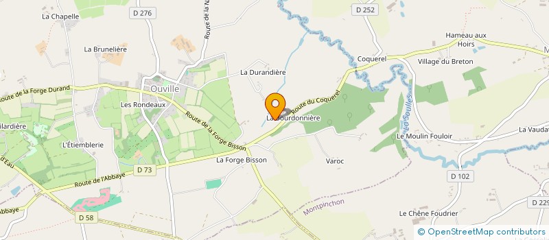 localisation de l'entreprise EARL LA FERME DU MOULIN à OUVILLE