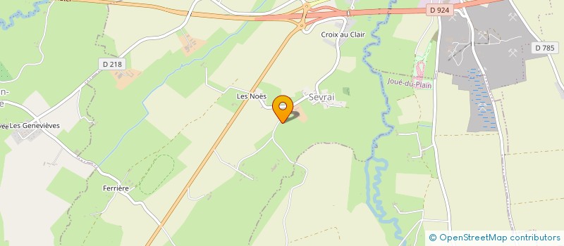 localisation de l'entreprise EARL LA FERME DU ROULAND à SEVRAI