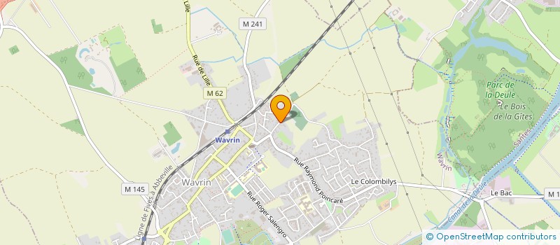 localisation de l'entreprise EARL LA FERME LAUR'ETTE  WAVRIN