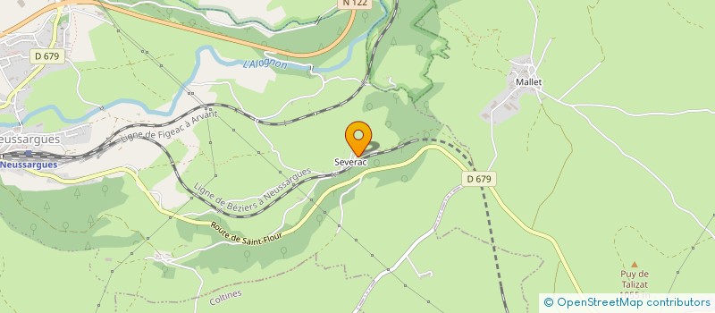 localisation de l'entreprise EARL LA FERME PRADEL à NEUSSARGUES EN PINATELLE
