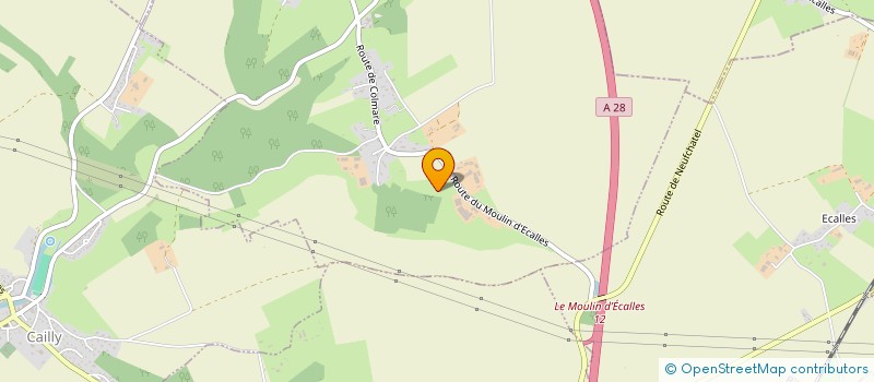 localisation de l'entreprise EARL LA FERME SAINT JEAN  SAINT-ANDRE-SUR-CAILLY