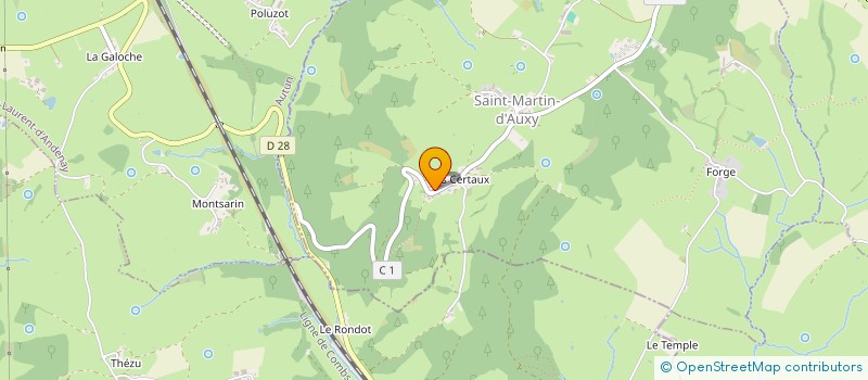 localisation de l'entreprise EARL LA FERME SAINT MARTIN  SAINT-MARTIN-D AUXY