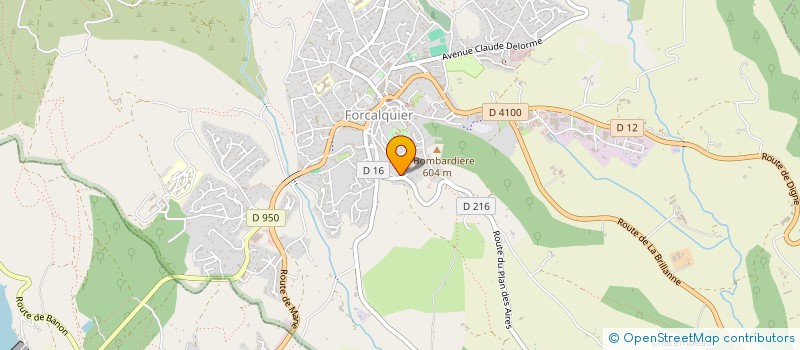 localisation de l'entreprise EARL LA FLEUR DOREE à FORCALQUIER
