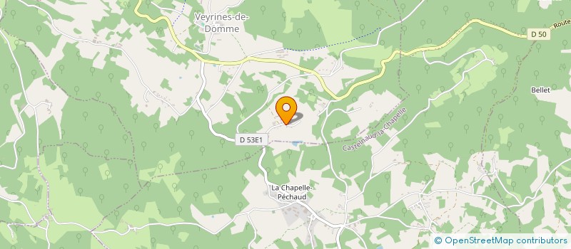 localisation de l'entreprise EARL LA FONLAVEVE  VEYRINES-DE-DOMME