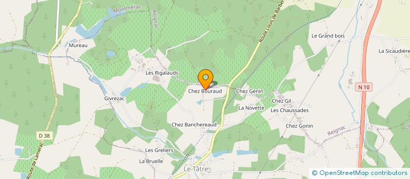 localisation de l'entreprise EARL LA FONTAINE à LE TATRE