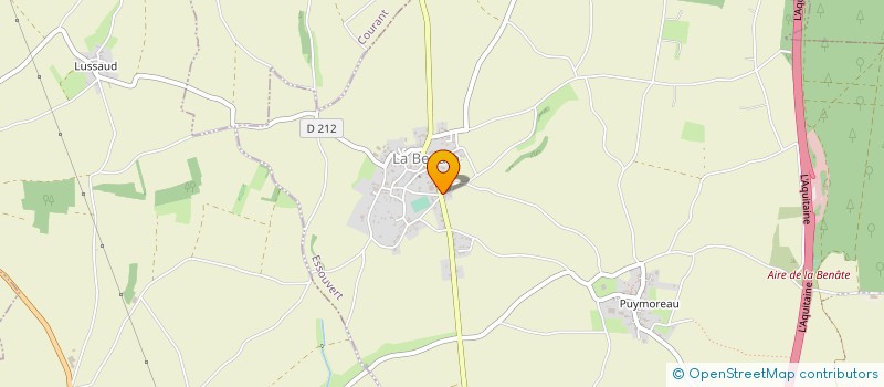 localisation de l'entreprise EARL LA FONTAINE DES ROUSSEAUX  ESSOUVERT