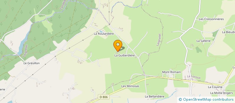 localisation de l'entreprise EARL LA FORESTIERE à LAIGNELET