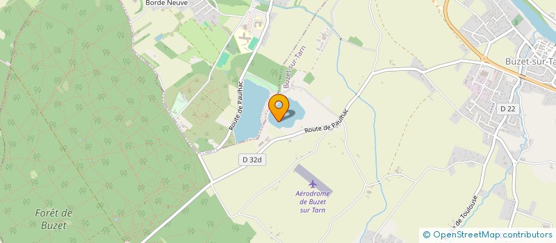 localisation de l'entreprise EARL LA FORET à BUZET-SUR-TARN
