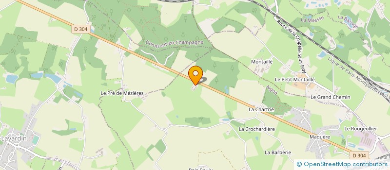 localisation de l'entreprise EARL LA FORET à AIGNE