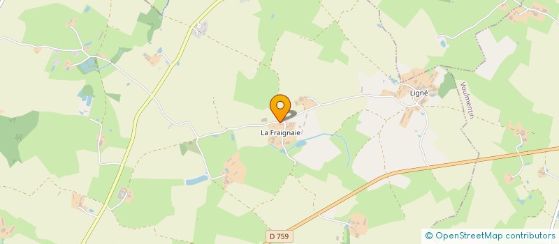 localisation de l'entreprise EARL LA FRAGNAIE à NUEIL-LES-AUBIERS