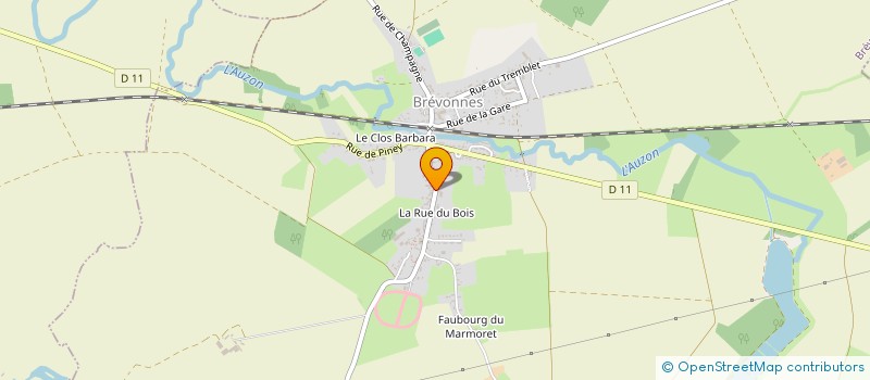 localisation de l'entreprise EARL LA FRAMBOISIERE  ONJON