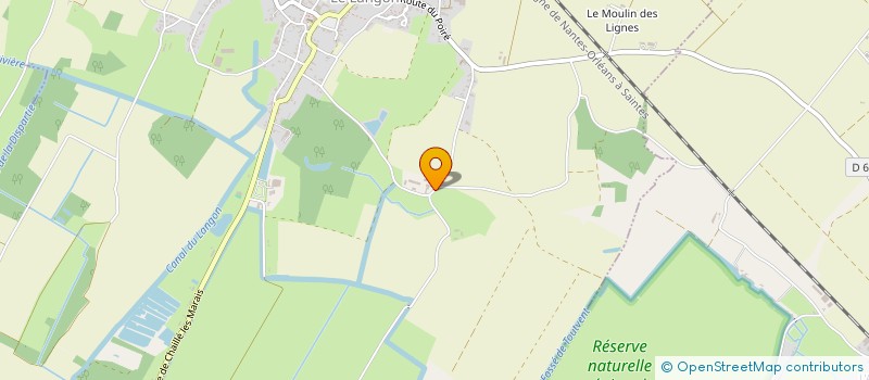 localisation de l'entreprise EARL LA GABAUGE  LE LANGON