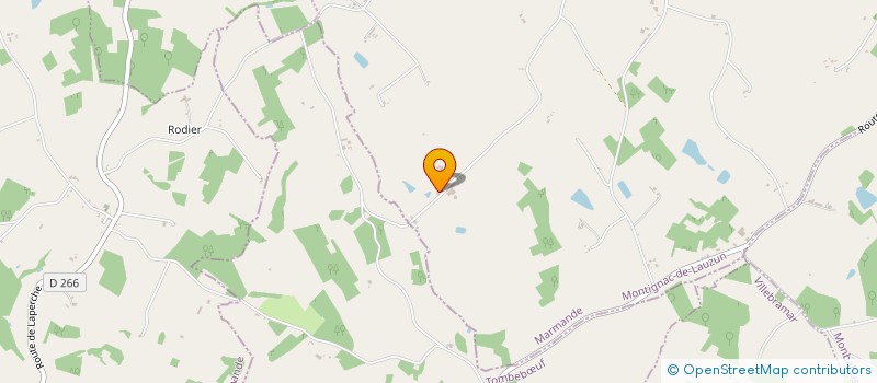 localisation de l'entreprise EARL LA GAILLARDIE  MONTIGNAC-DE-LAUZUN