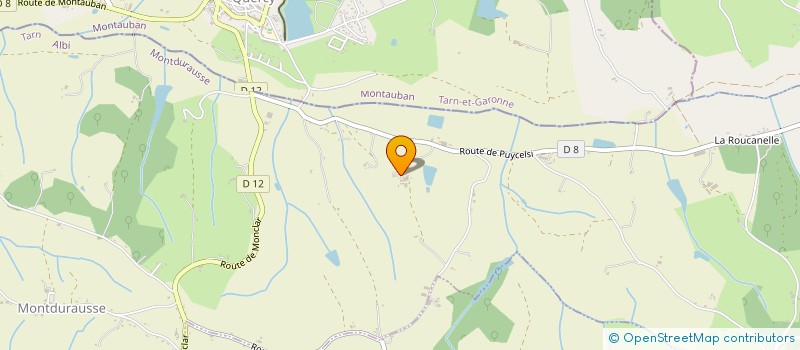 localisation de l'entreprise EARL LA GARENNE  MONTDURAUSSE