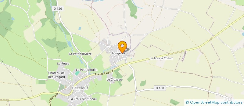 localisation de l'entreprise EARL LA GARMITRIE  BECELEUF