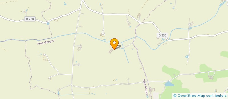 localisation de l'entreprise EARL LA GASNERIE  PREE-D'ANJOU