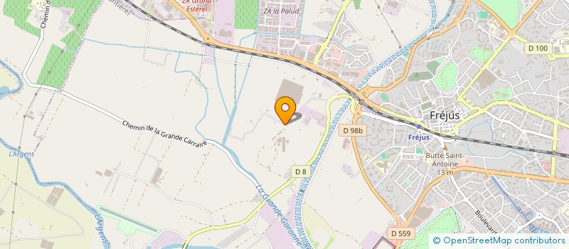 localisation de l'entreprise EARL LA GAUDINE à FREJUS