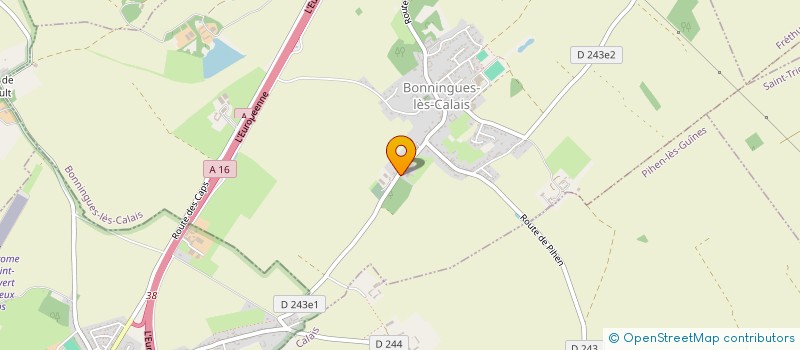 localisation de l'entreprise EARL LA GENTILHOMMIERE à BONNINGUES-LES-CALAIS