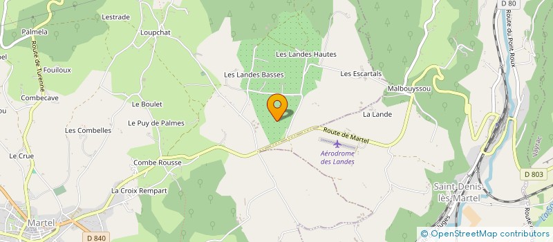 localisation de l'entreprise EARL LA GILARDIE à MARTEL