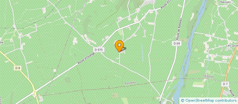 localisation de l'entreprise EARL LA GIRARDIERE  RASTEAU