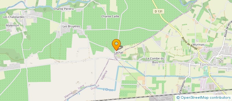 localisation de l'entreprise EARL LA GRANDE CHALS à BOUGE-CHAMBALUD