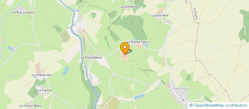 localisation de l'entreprise EARL LA GRANDE METAIRIE  LHOUMOIS