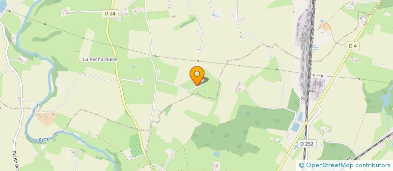 localisation de l'entreprise EARL LA GRANDE MOLIERE  AUVERS LE HAMON