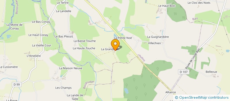localisation de l'entreprise EARL LA GRANDINAIS à MOULINS