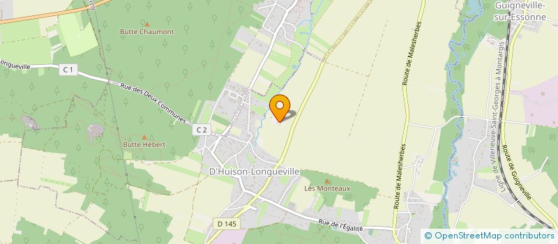 localisation de l'entreprise EARL LA GRANGE POULAIN à D'HUISON LONGUEVILLE