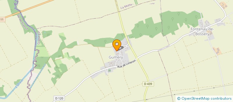 localisation de l'entreprise EARL LA GRENOUILLERE  GUMERY