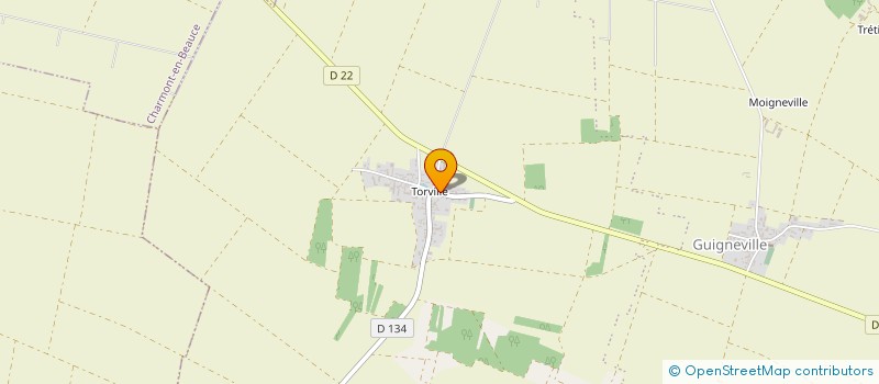 localisation de l'entreprise EARL LA GROSSE BORNE à GUIGNEVILLE