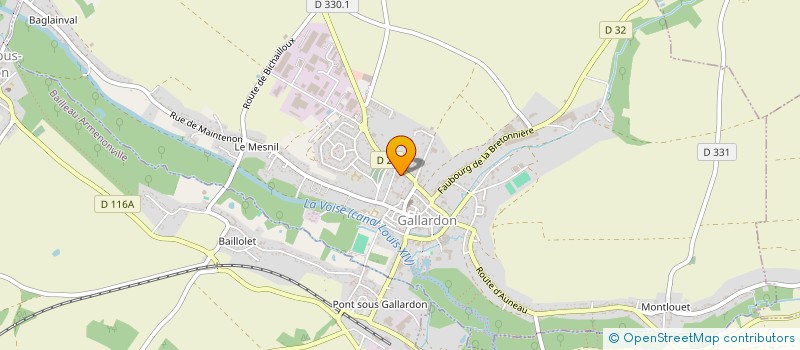 localisation de l'entreprise EARL LA GUSTINERIE à GALLARDON
