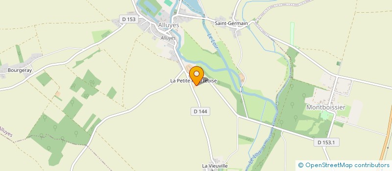 localisation de l'entreprise EARL LA HEURTEBISE à ALLUYES