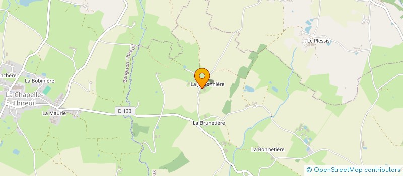 localisation de l'entreprise EARL LA JARSONNIERE à FENIOUX
