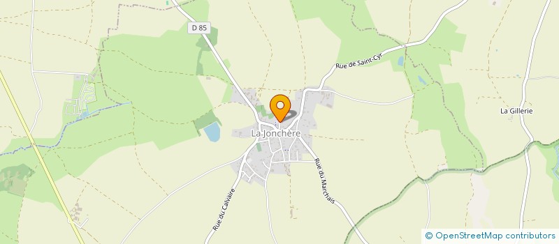 localisation de l'entreprise EARL LA JAUNIERE  JONCHERE (LA)