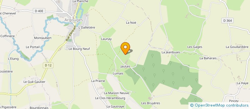 localisation de l'entreprise EARL LA JAUTAIS à SAINT-JAMES