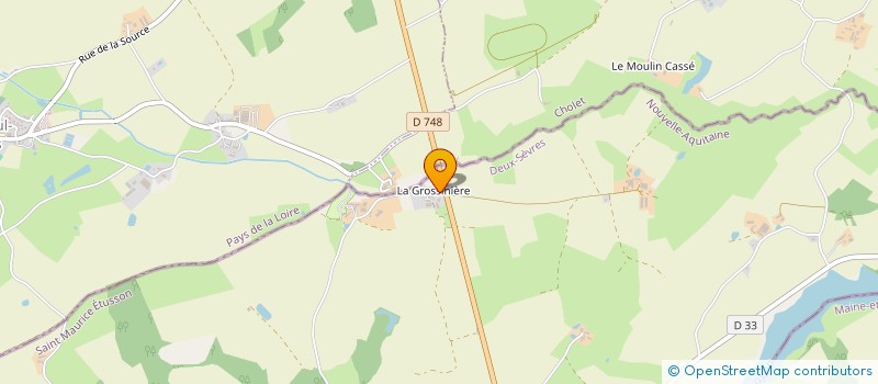 localisation de l'entreprise EARL LA LIBERTE  SAINT MAURICE ETUSSON