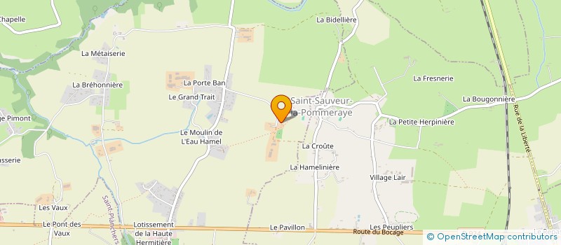 localisation de l'entreprise EARL LA LIMERIE à SAINT-JEAN-DES-CHAMPS