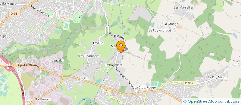 localisation de l'entreprise EARL LA LINGAINE  FEYTIAT