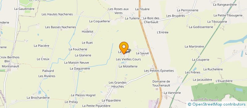 localisation de l'entreprise EARL LA LOIRIE à DOMALAIN