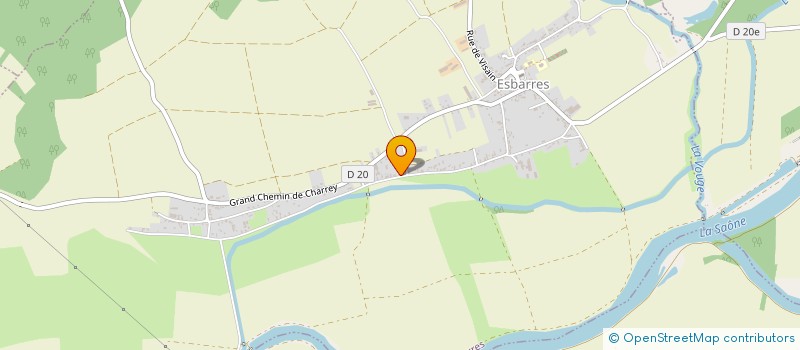 localisation de l'entreprise EARL LA LOUVIERE à ESBARRES