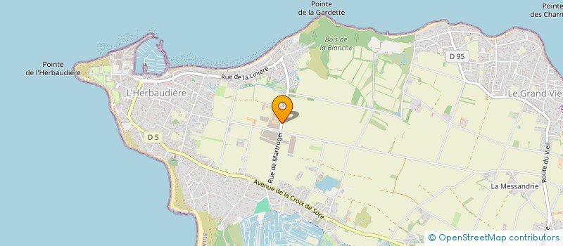 localisation de l'entreprise EARL LA LUZELLE à NOIRMOUTIER-EN-L'ILE