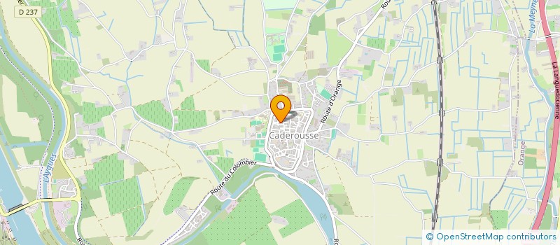 localisation de l'entreprise EARL LA MACLARDE  CADEROUSSE