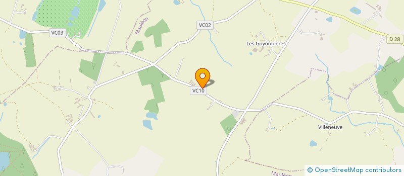localisation de l'entreprise EARL LA MAIGRETIERE à MAULEON