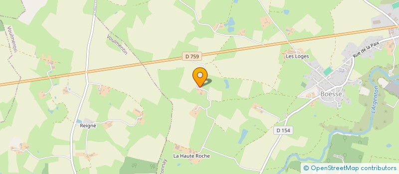 localisation de l'entreprise EARL LA MAISON NEUVE à ARGENTONNAY