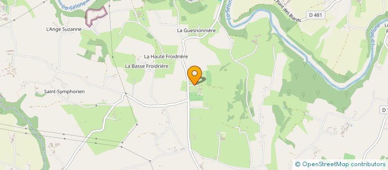 localisation de l'entreprise EARL LA MARCHANDIERE à SAINT-HILAIRE-DU-HARCOUET