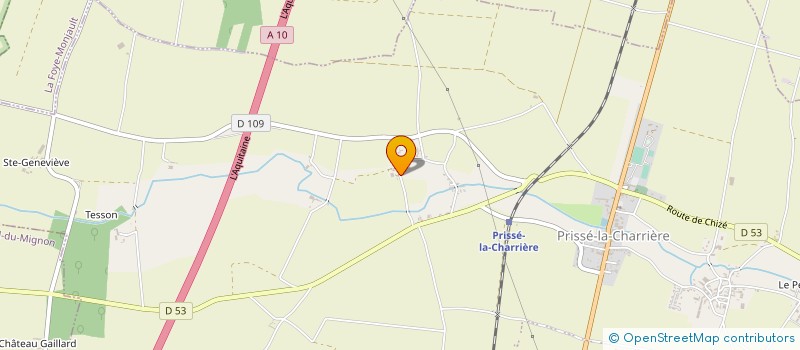 localisation de l'entreprise EARL LA MARCHE  PLAINE-D'ARGENSON