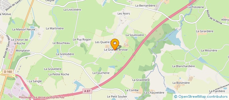 localisation de l'entreprise EARL LA MARIONNETTE à CHANVERRIE