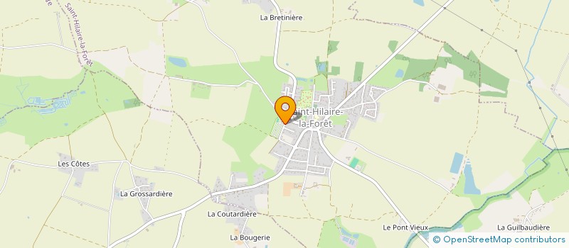 localisation de l'entreprise EARL LA MARSAUDIERE  SAINT-HILAIRE-LA-FORET