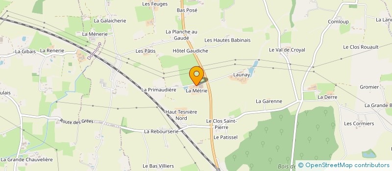 localisation de l'entreprise EARL LA METRIE à NOYAL-SUR-VILAINE